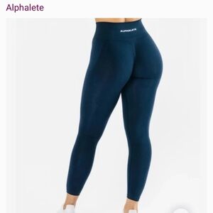 Alphalete Amplify Legging - Tuxedo Blue